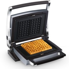 Fritel Family CW 2438 Waffle Iron - Premium Metallic Anthracite for Perfectly Crispy Waffles!